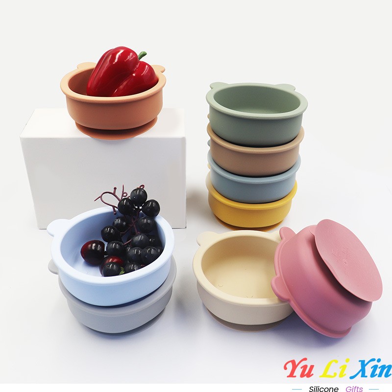 Fashion Colors Silicone Baby Bowl