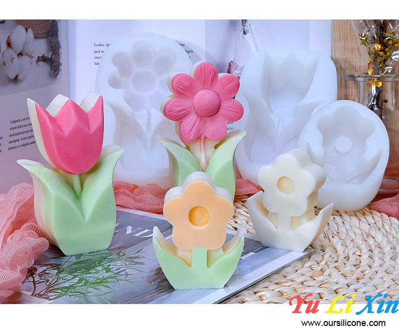 Easy Release Silicone Candle Mold