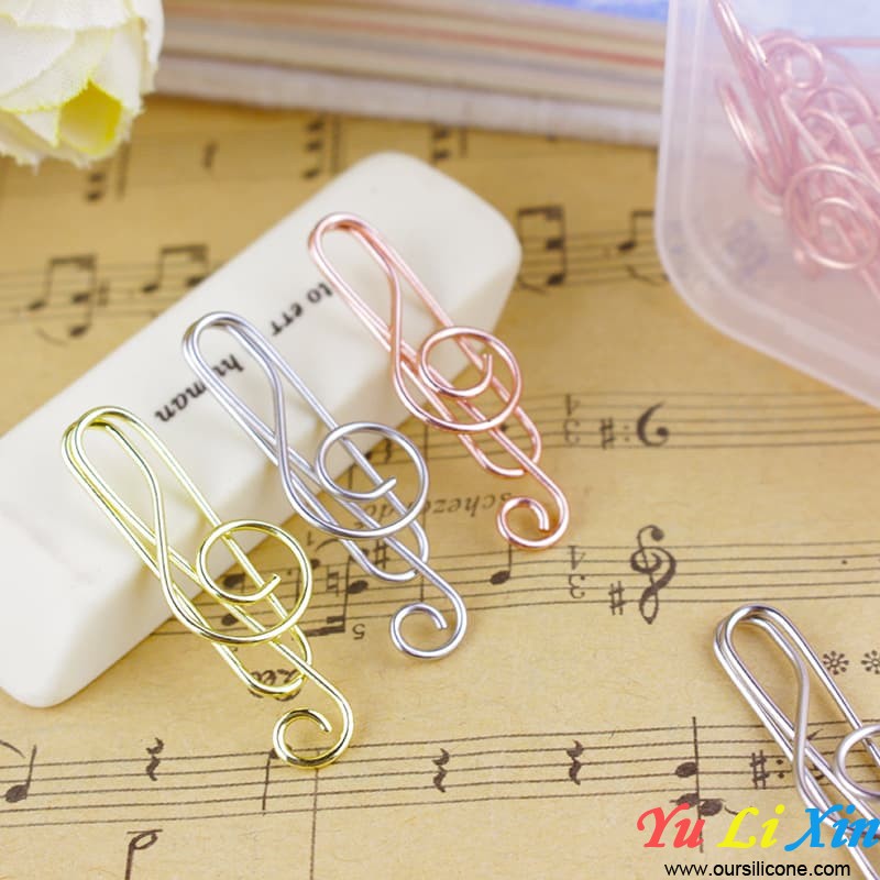 Artistical Musical Note Shaped Bookmark Clip