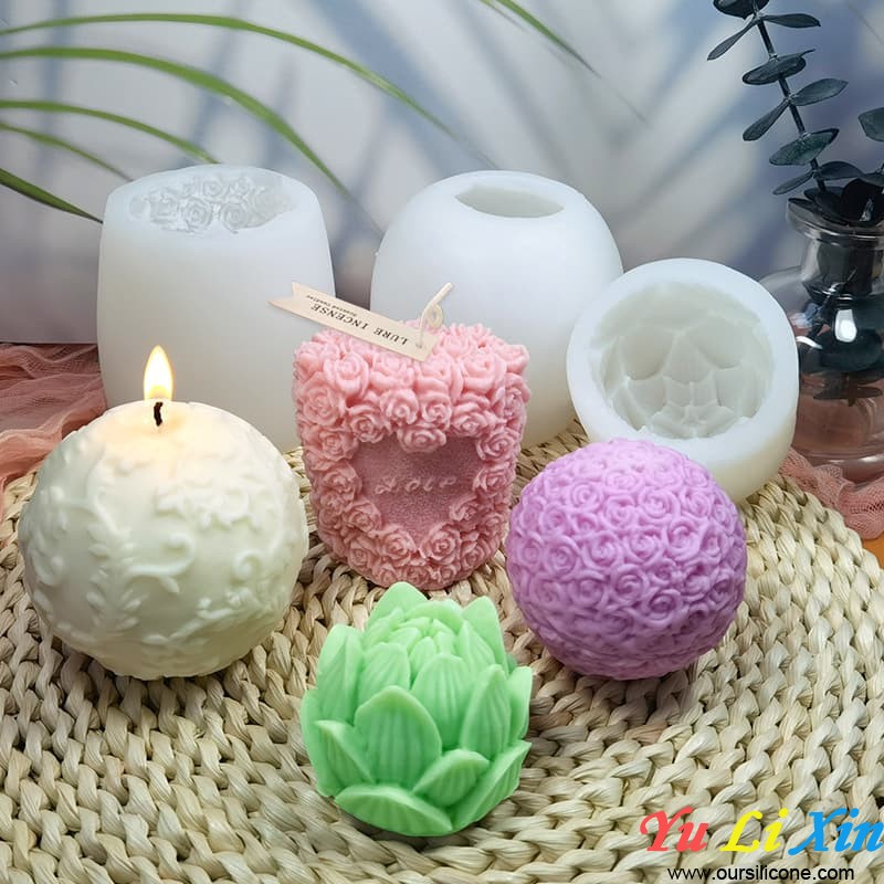 New Silicone Molds For Candles Making