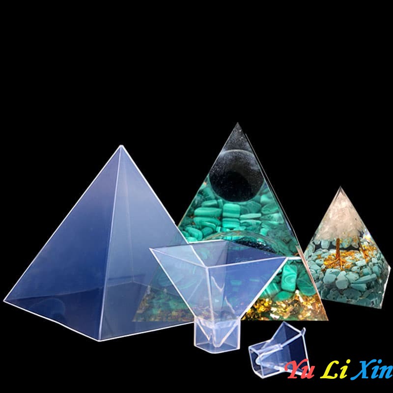 Premium Clear Large Silicone Pyramid Molds