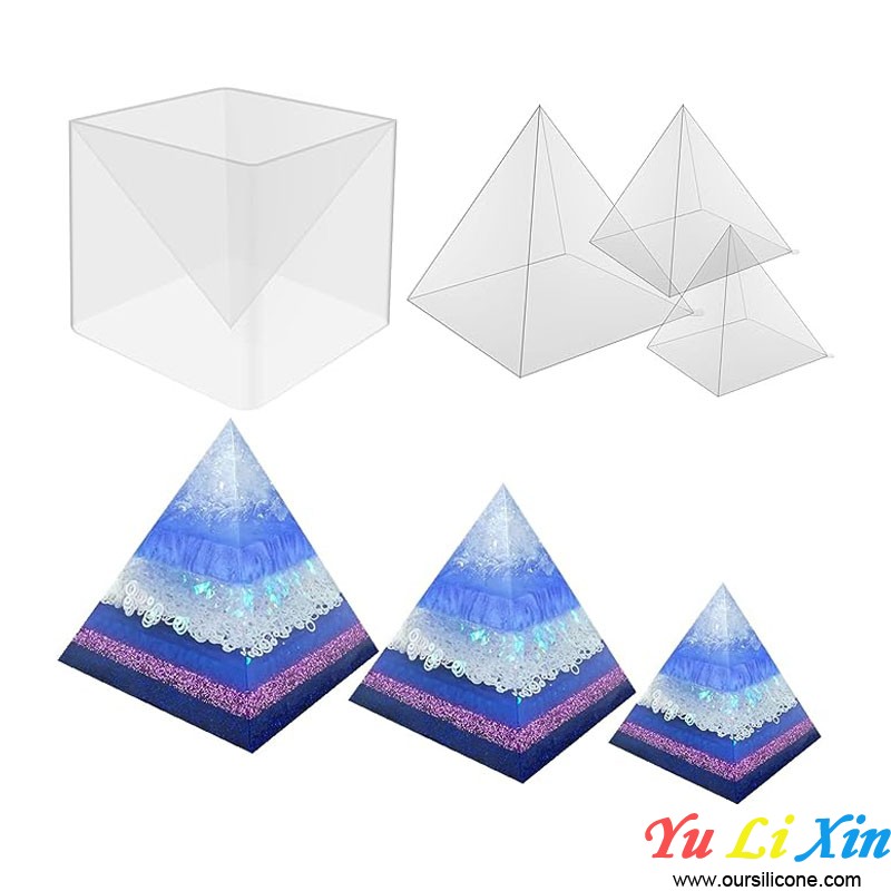 Soft Silicone Pyramid Molds