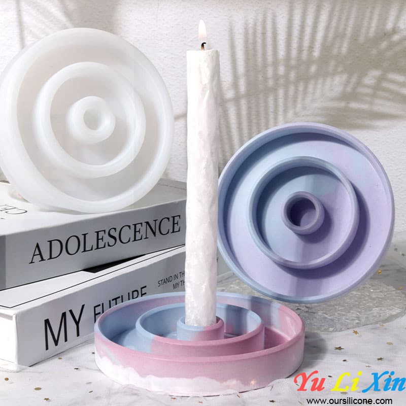 Candle Holder Resin Molds