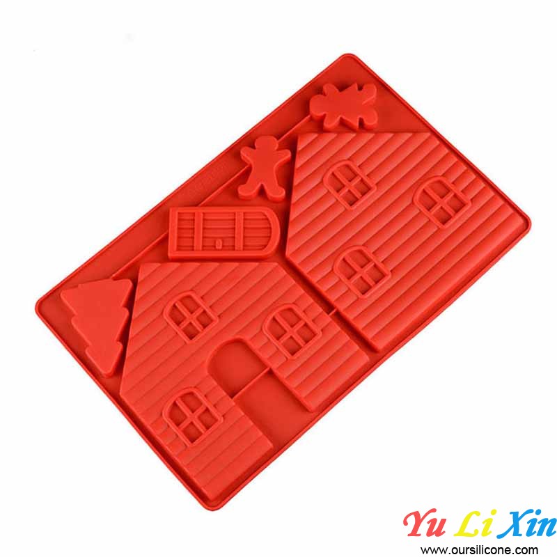 Silicone Gingerbread House Mold