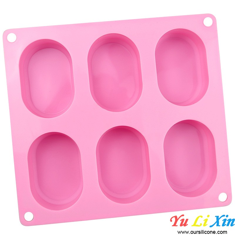 Oval Shape Silicone Molds for Baking Mousse Cake