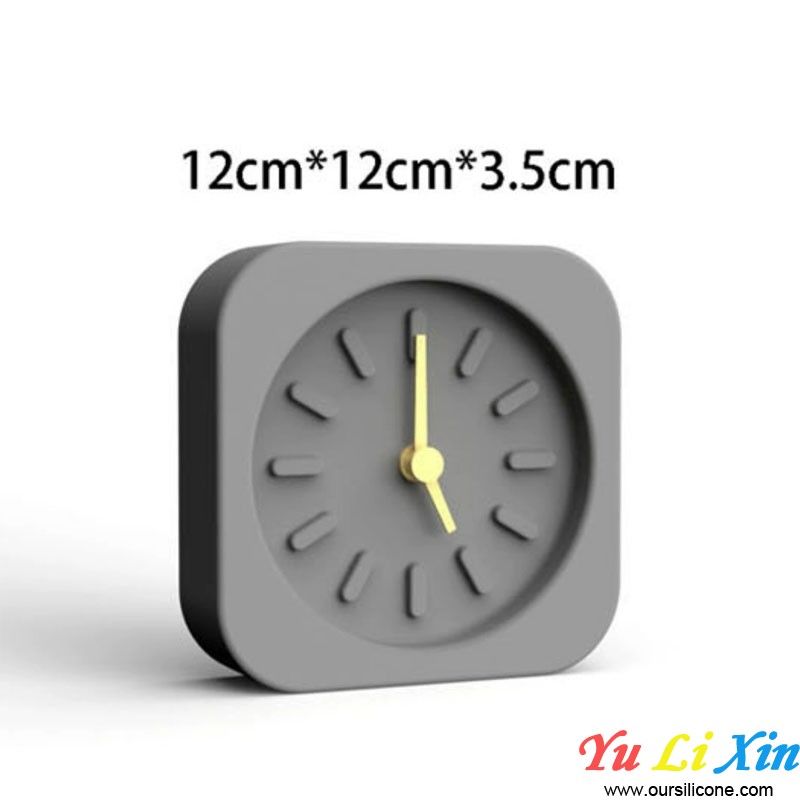 Silicone Mold for Epoxy Resin Cement Clock